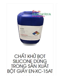 CHẤT KHỬ BỌT SILICONE DÙNG TRONG SẢN XUẤT BỘT GIẤY EN-XC-15AT